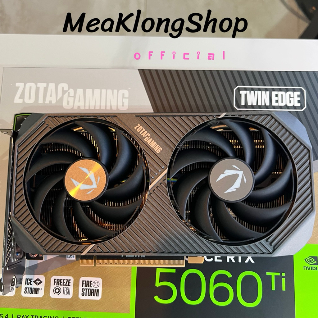 GEFORCE RTX 5060TI 16GB GDDR7 มือสอง สภาพใหม่เอี่ยมไร้คราบสนิม หรือตำหนิใดๆครับ ประกันศูนย์ไทยเหลือ 