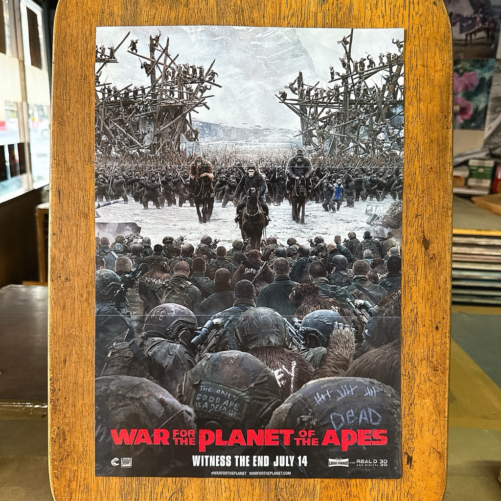 War for the Planet of the Apes มหาสงครามพิภพวานร โปสเตอร์หนัง โปสเตอร์ติดผนัง รูปติดผนัง ใบปิดหนัง