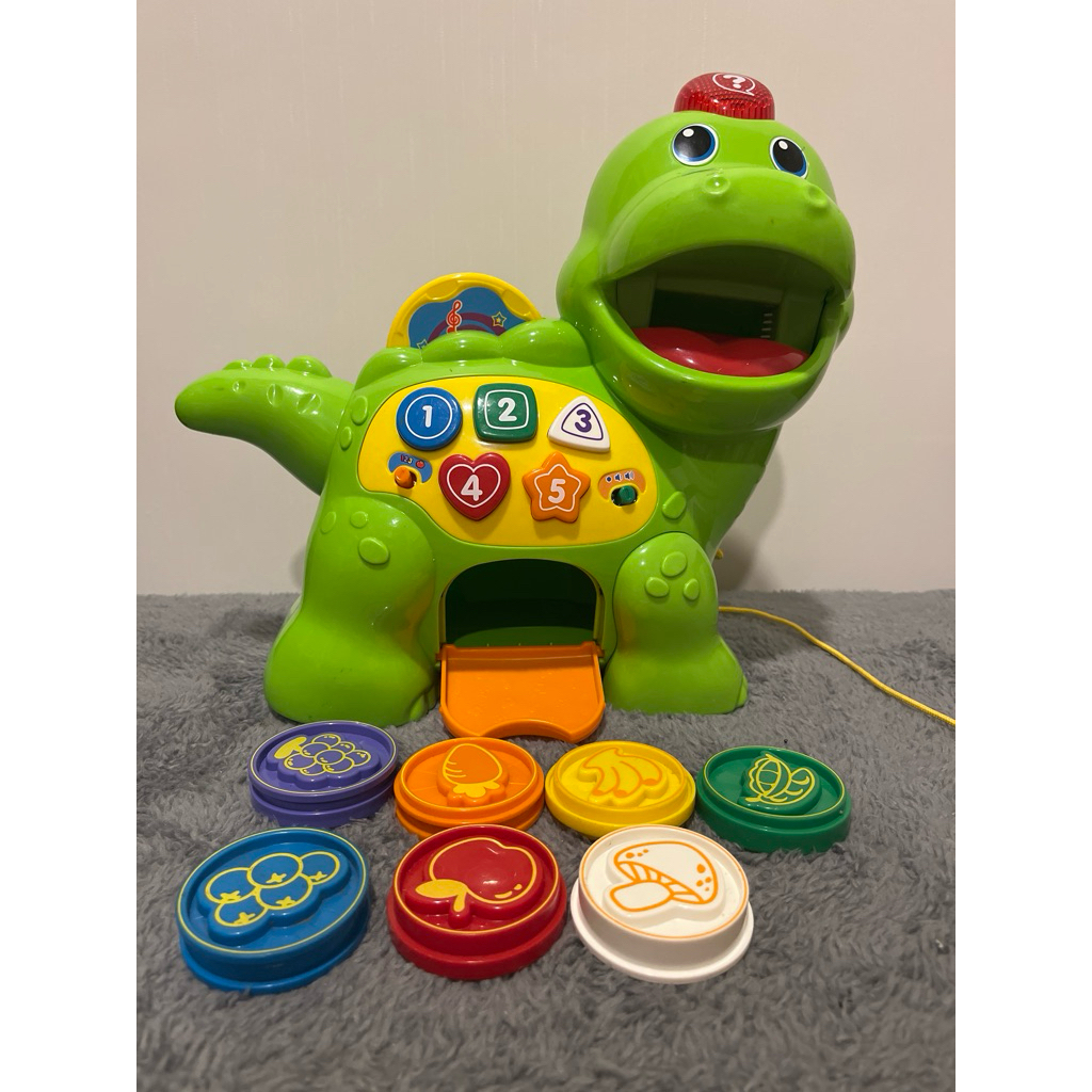 🦖 VTech Feed Me Dino ของเล่นเสริมพัฒนาการ (มือสอง)