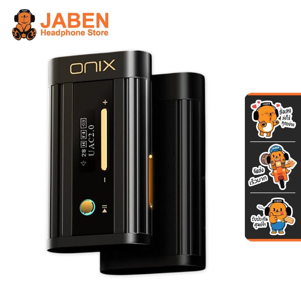 [ประกันศูนย์ไทย] ONIX Beta XI2 USB DAC-Amp พกพา หลอดแก้ว JAN6418 x2 ชิป DAC CS43198 x2