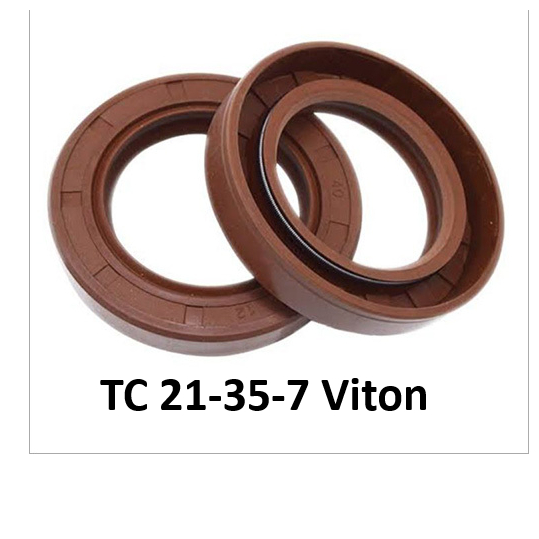 TC 21-35-7 Viton Oil Seal TMS ออยซีล ซีลยาง กันฝุ่น กันน้ำมันรั่วซึม viton 21x35x7 [mm]