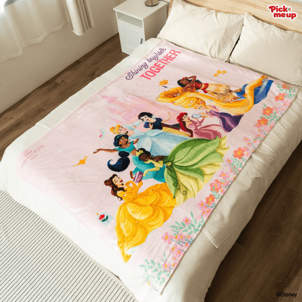 PickMeUp ผ้าห่มพิมพ์ลาย The Disney Princess ลิขสิทธิ์ Disney