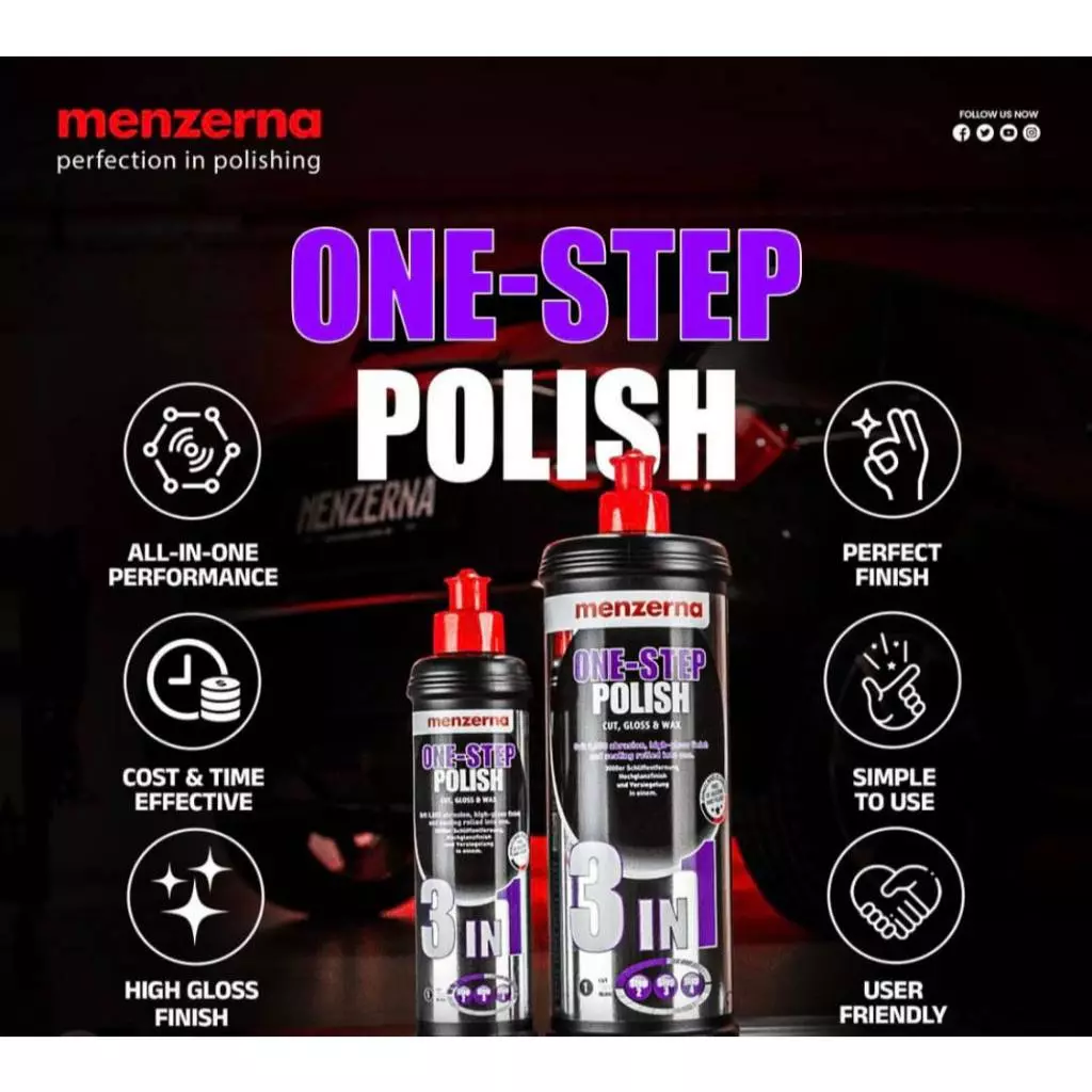 Menzerna น้ำยาขัดสีรถ ขวดแท้ 1 ลิตร thumbnail 10