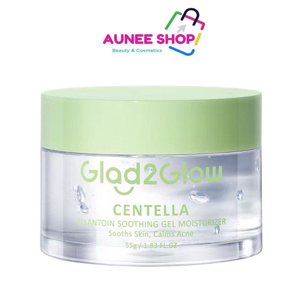 ส่งฟรี/มีไลฟ์ (กระปุก)Glad2Glow Centella Allantoin Soothing Gel Moisturizer 55g มอยเจอไรเซอร์เนื้อเจ
