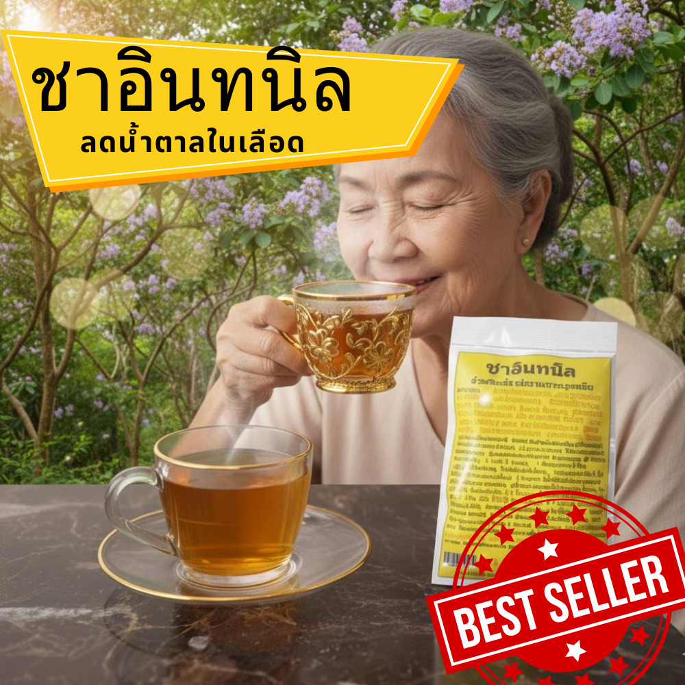 ชาอินทนิล สำหรับผู้ป่วยเบาหวาน ไขมันในเส้นเลือดสูง