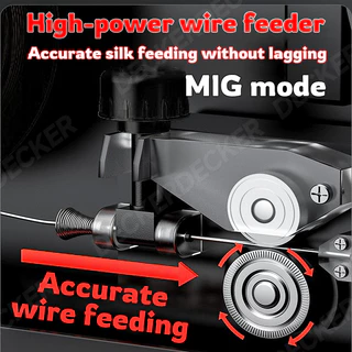 Decker MIG-350 3IN1 MIG/MMA/TIG ตู้เชื่อมไฟฟ้า เครื่องเชื่อมไฟฟ้า IGBT Inverter กำลังแรง อุปกรณ์ครบชุด ราคาถูก พร้อมส่ง