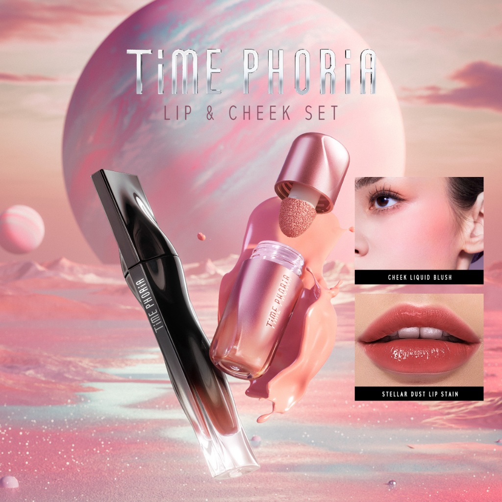 Time Phoria Stellar Dust Lip Stain | Pandora Cheek Liquid Blush | ลิป บลัชออน