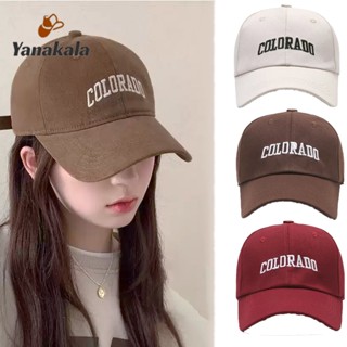 ส่งเร็ว🚚หมวกเบสบอล ได้ทุกเพศ ปักลายตัวอักษรสด หมวกทรงปีกกว้า…