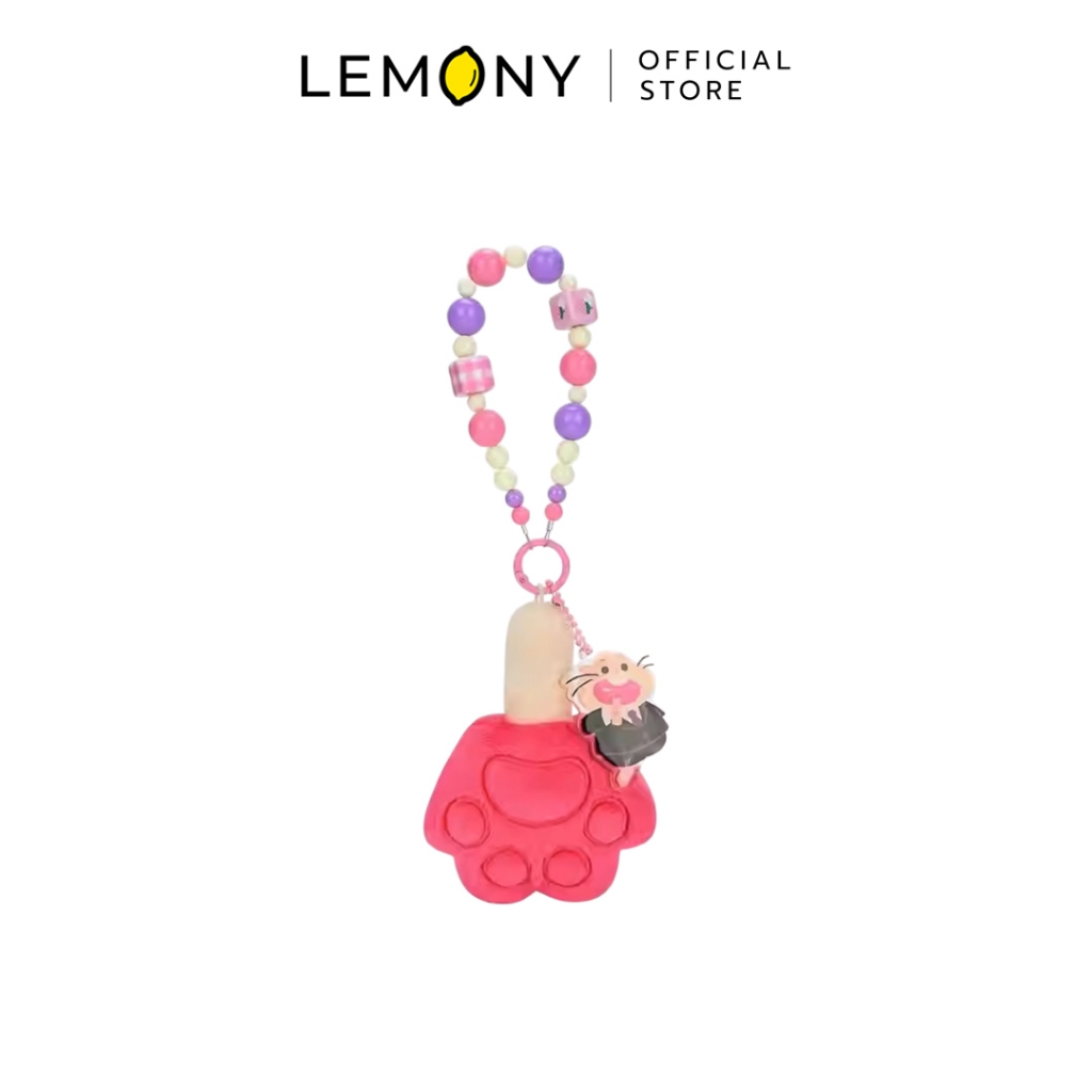 LEMONY พวงกุญแจตุ๊กตาอุ้งเท้าคลอว์เฮาเซอร์ ขนาด 11.5 ซม. Disney Zootopia Collection