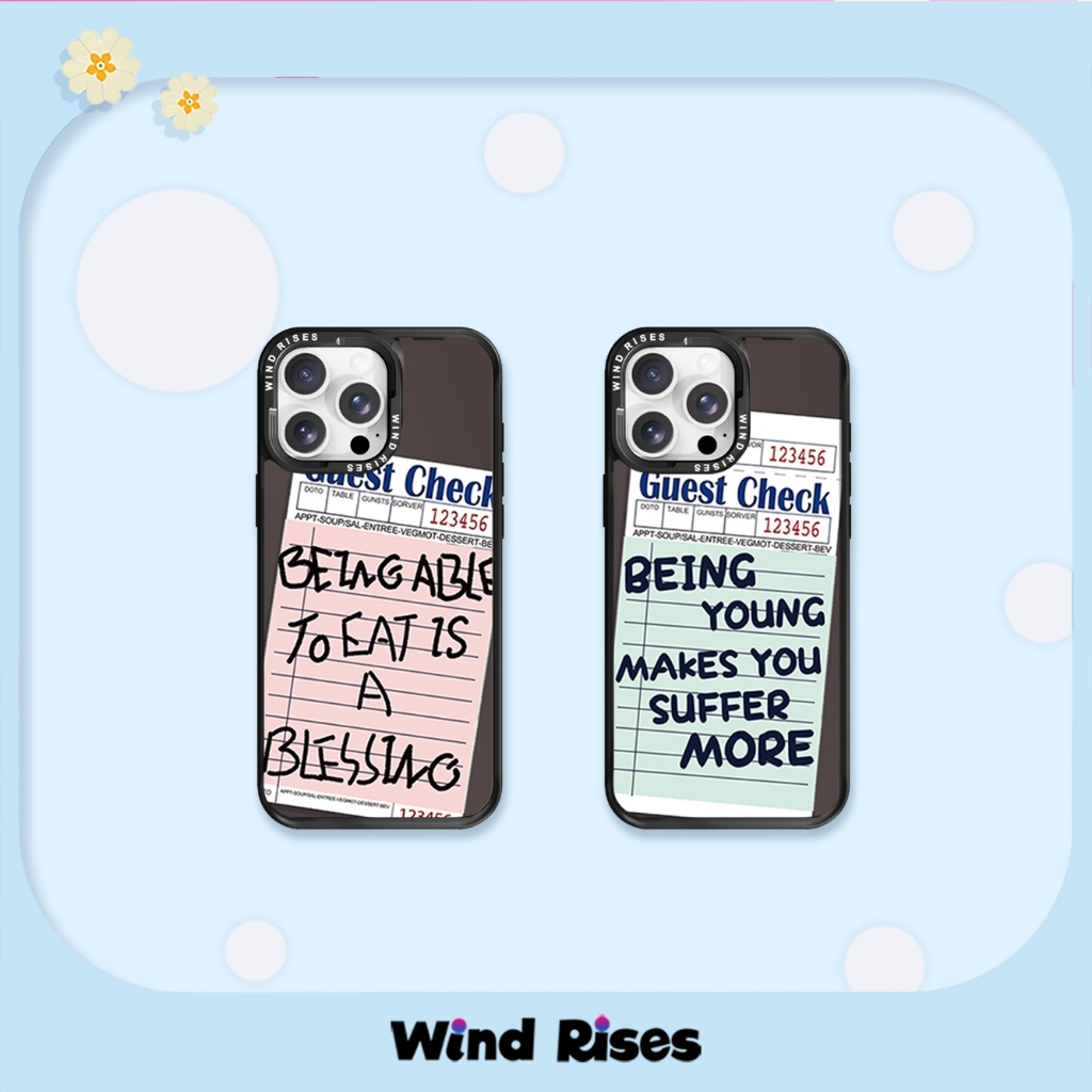 เคส iPhone 12-17 แม่เหล็ก กันกระแทก ฝาหลังเปลี่ยนลายได้ ชุดเคสโทรศัพท์พร้อมลาย Guest Check