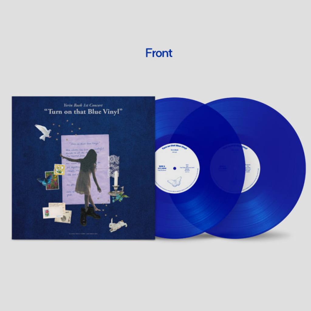 แผ่นเสียง Yerin Baek Turn On That Blue Vinyl Live (2LP) ปกตำหนิ