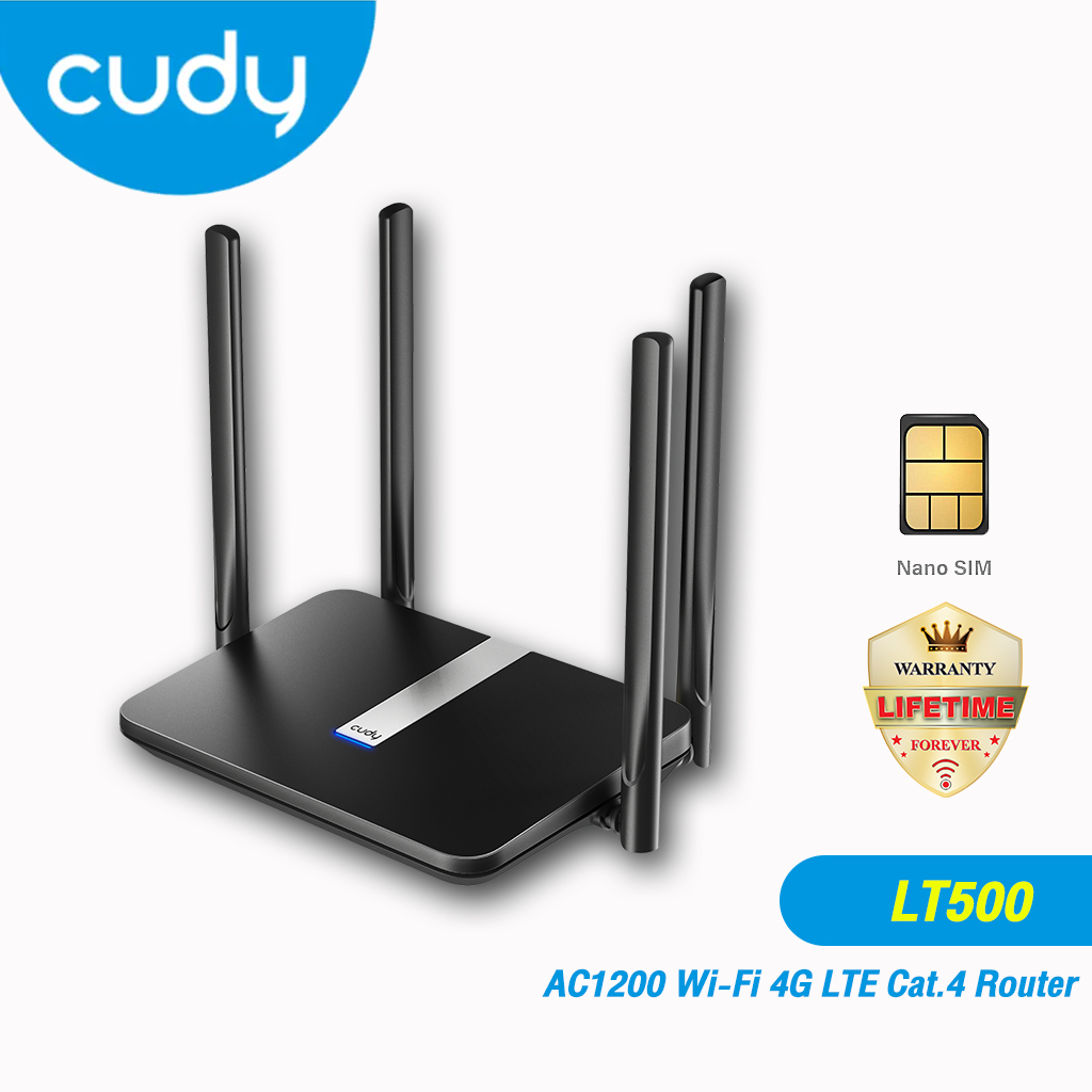 "CUDY" 4G AC1200 Wi-Fi Router รุ่น LT500