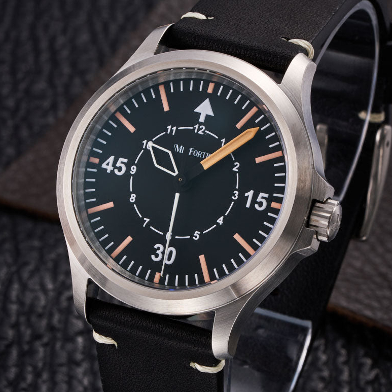 [Pre-order][ออโต้] Milifortic M111 856 B-Uhr Pilot Watch 39MM C3 AR Flat Sapphire NH38 100M