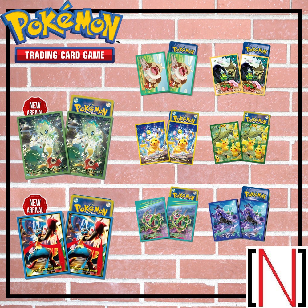 [Sleeve][ซองใส่การ์ด] Pokemon Center Sleeves แพคละ 64 ซอง [MTG][Pokemon][FFTCG]