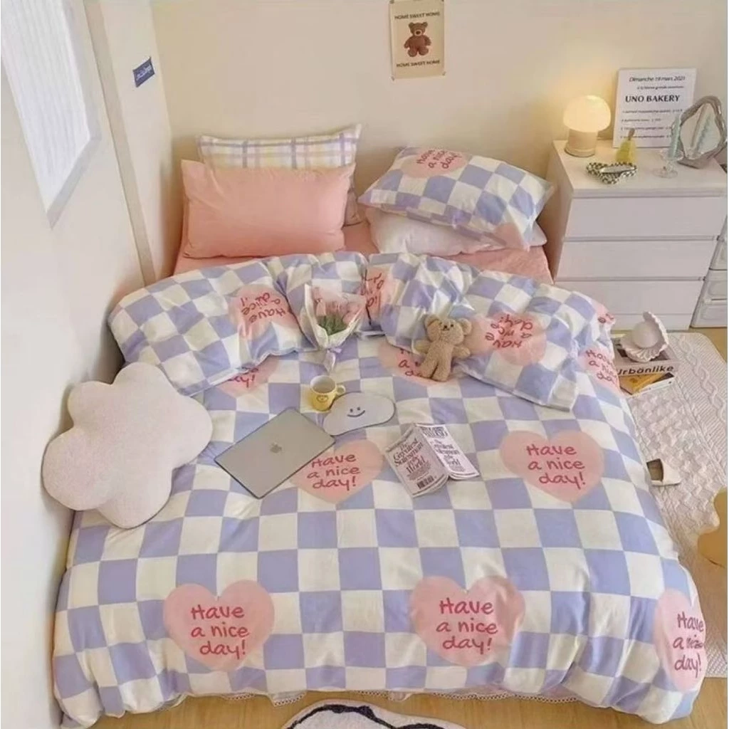 🎆พร้อมส่งทุกวัน🎆Sweetdream_By Nakin ผ้าปูที่นอน ครบชุด 6 ชิ้น มีทุกขนาด thumbnail 10