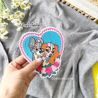 DIY ตัวรีดติดเสื้อผ้า กระเป๋า รองเท้า รีดกับวัสดุที่เป็นผ้าได้หลากชนิดหรือนำไปเย็บ ปะเสื้อผ้า งานปักผ้า หมา