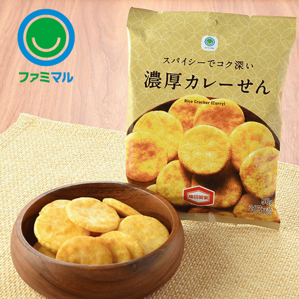 FamilyMart Spicy and rich curry rice crackers 50g Japanese snack [Direct from Japan / Free Shipping]