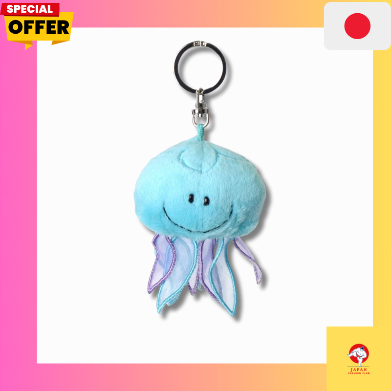 [NICI] Jellyfish Keychain 10cm Kids Blue W7×D9×H6cm /direct from Japan