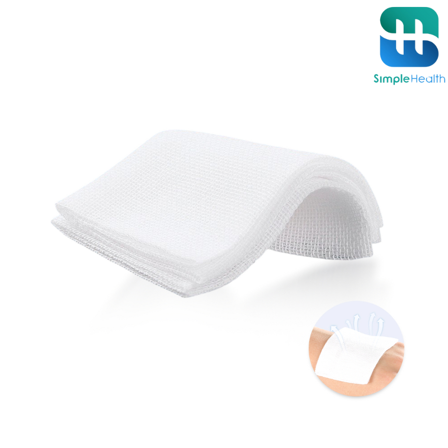 Simple Health ผ้าก๊อซพันแผล ผ้าพันแผลปลอดเชื้อ steriletop dressing ผ่านการฆ่าเชื้อ ปลอดภัย ใช้งานง่าย