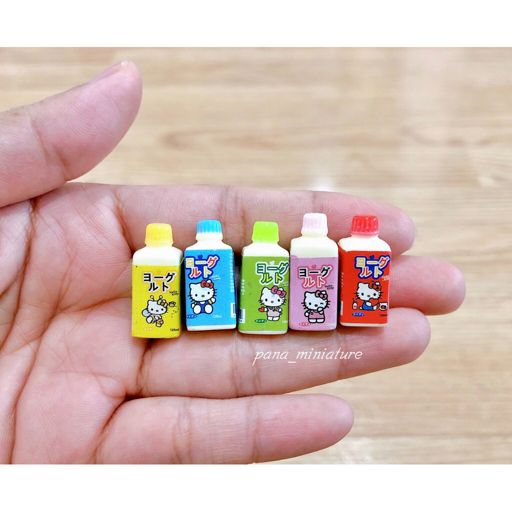 โมเดลนมเปรี้ยว นมคิตตี้จิ๋ว ราคา/ชิ้น ราคาถูก Shopee Lazada
