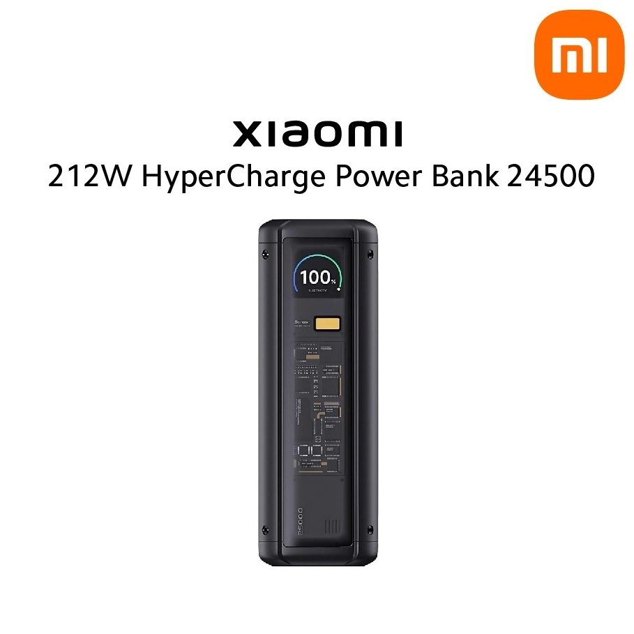 Xiaomi 212W HyperCharge Power Bank 24500mAh  ชาร์จเร็ว พลังเทพเจ้าสายฟ้า