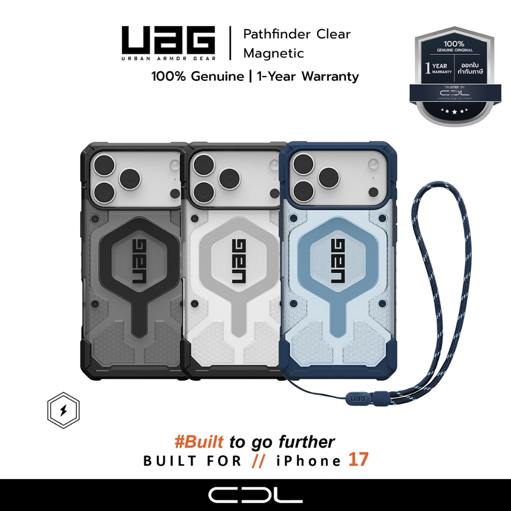[iPhone 17 Series] เคส UAG Pathfinder Clear Magnetic เคสสำหรับ iPhone 17 Pro Max | 17 Pro | 17 Air |