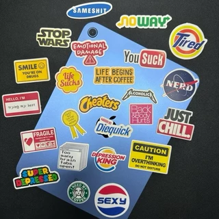 สติกเกอร์ ตลก ขำ งาน Work Programming Code Life Job Smile เคลือบกันน้ำ