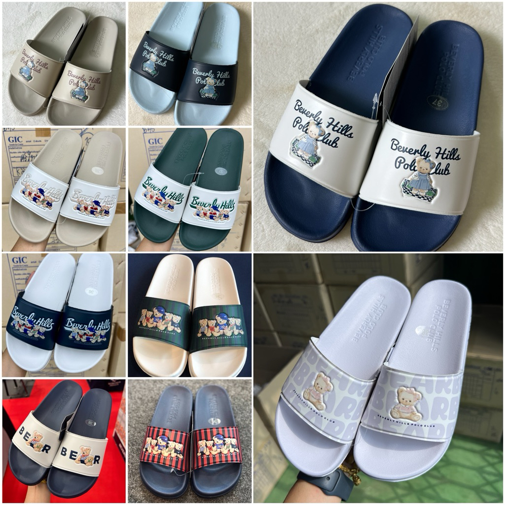 รองเท้าสวม Beverly Hills Polo Club #รองเท้าสวมพี่หมี #รองเท้าแตะpolo #BHPC #beverlyhillspoloclub