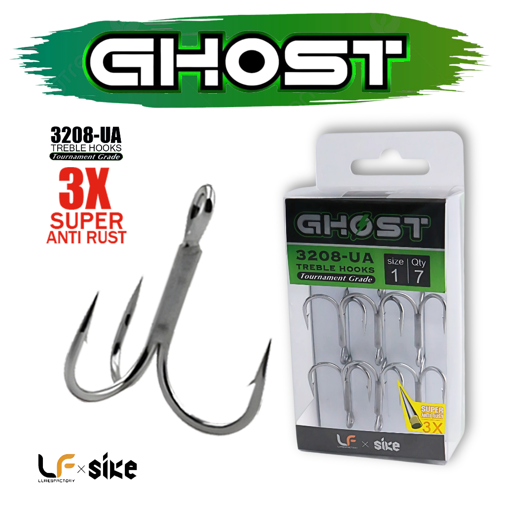 เบ็ด SIKE X LURE FACTORY GHOST 3208-UA