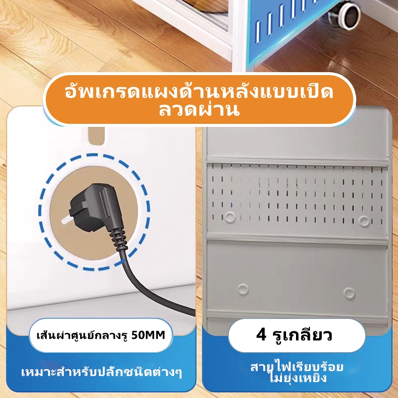 ตู้กับข้าวห้องครัว ตู้กับข้าว มีล้อ ตู้เก็บของ ดีไซน์กันฝุ่น การออกแบบบอร์ดรู ช่วยประหยัดพื้นที - รูปที่ 7