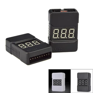 วัดแบต เตือนแบตอ่อน สำหรับ แบตลิโพ LIPO Battary Voltage Tester Low voltage buzzer Alarm adjustable