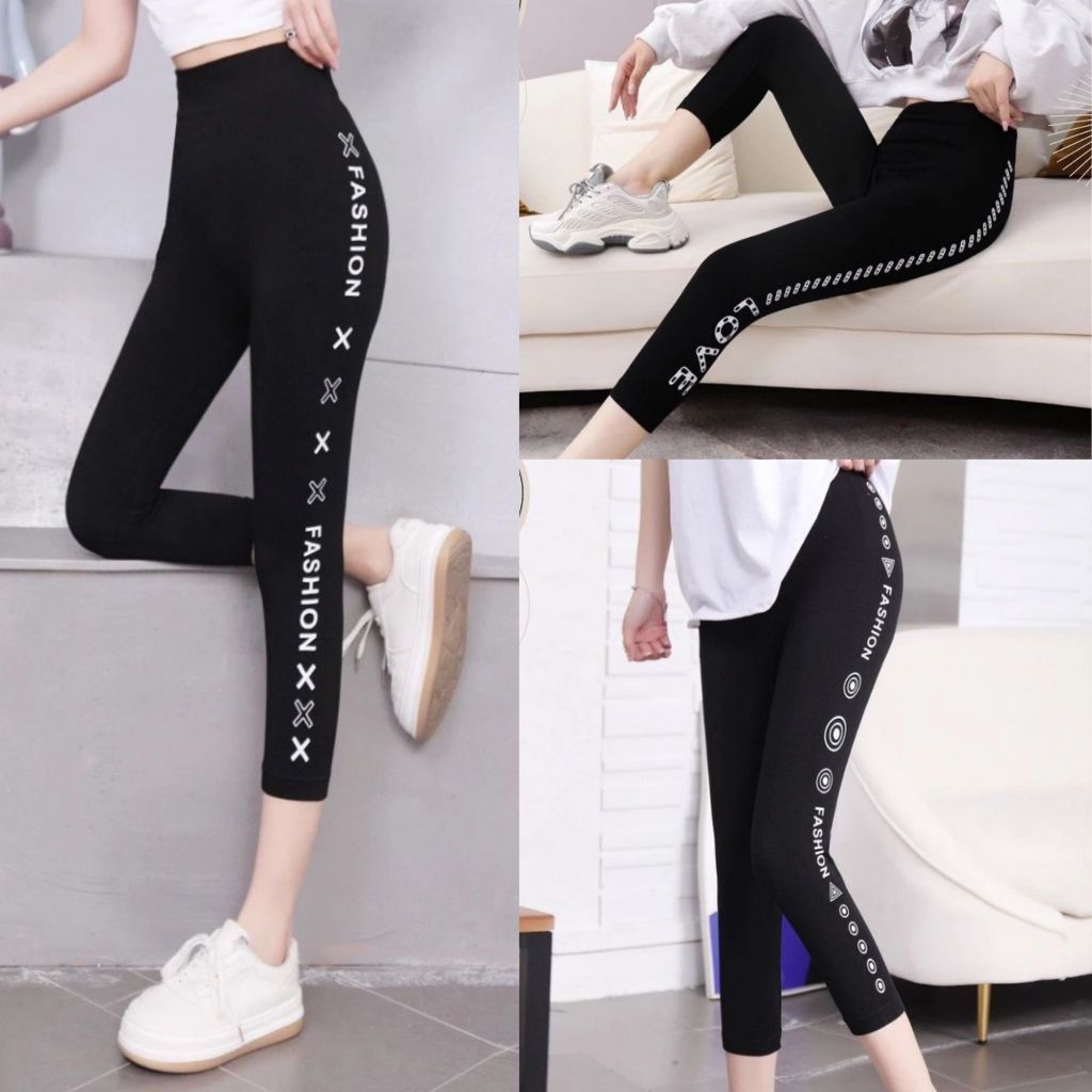 ⭐กางเกงเลกกิ้ง ขา7ส่วน ผ้านิ่มยืดได้เยอะ🔥 6ลายใหม่ 🔥K701