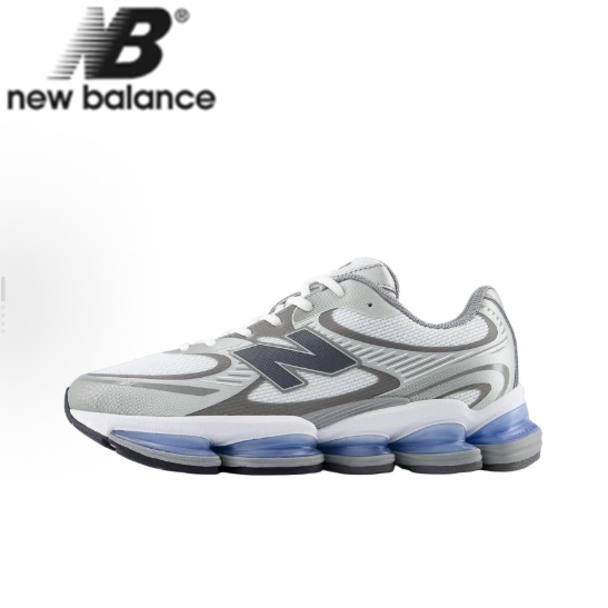【ของแท้ 100%】New Balance ABZORB 2000 Low Help White Grey Blue
