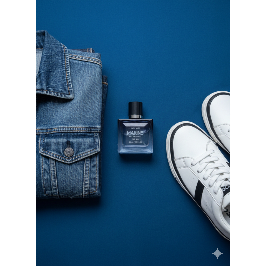 Moshi-Moshi น้ำหอมผู้ชาย Marine สะอาด หล่อ สุภาพบุรุษ กลิ่นยาวทั้งวัน 50ml.