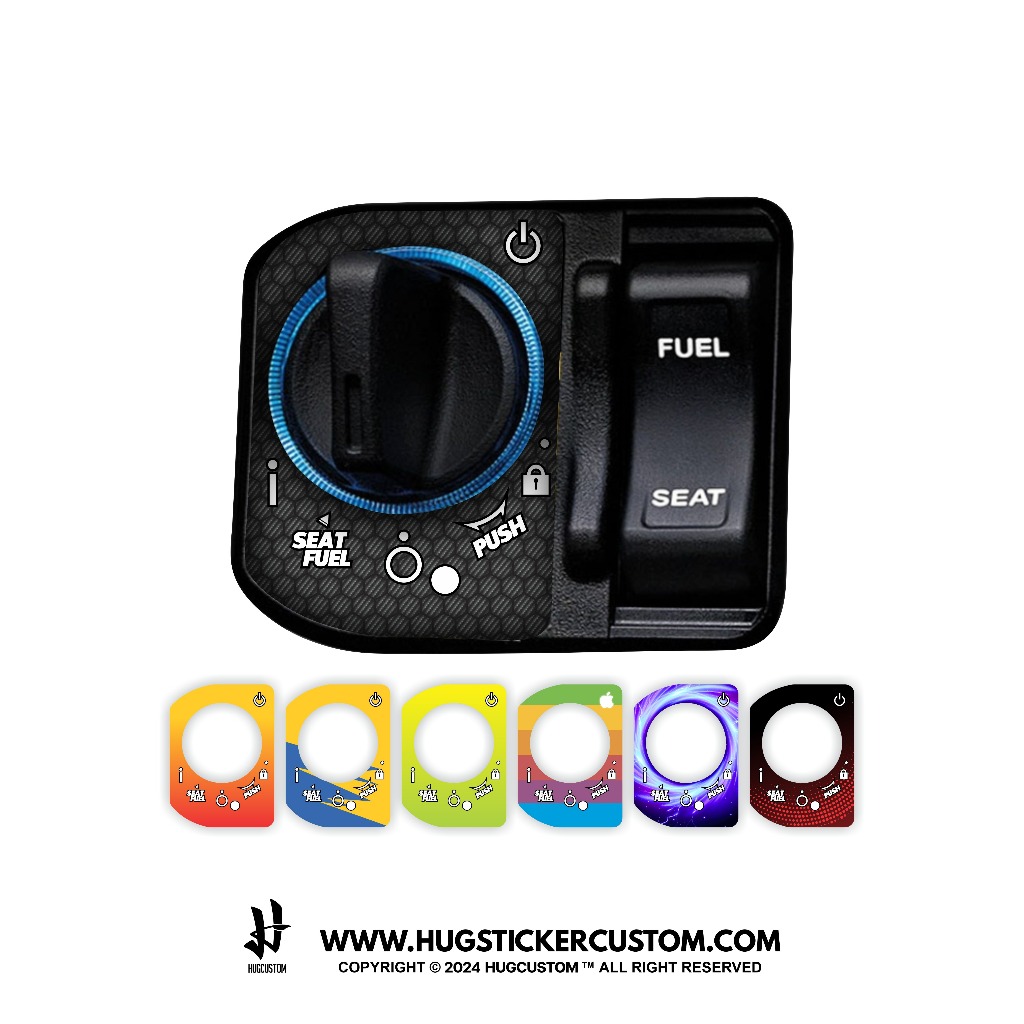 Hugsticker สติ๊กเกอร์ติดสวิทช์กุญแจ Giorno+/PCX 160/Lead 125/ADV 160/Click 160i