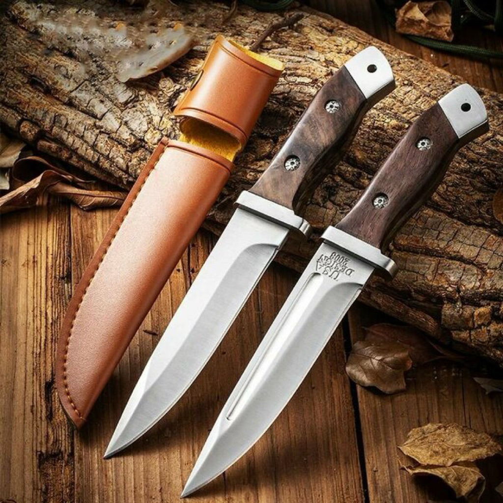 🇺🇸 BUCK Fixed Blade Hunting Knife V5 & USA Design 2008