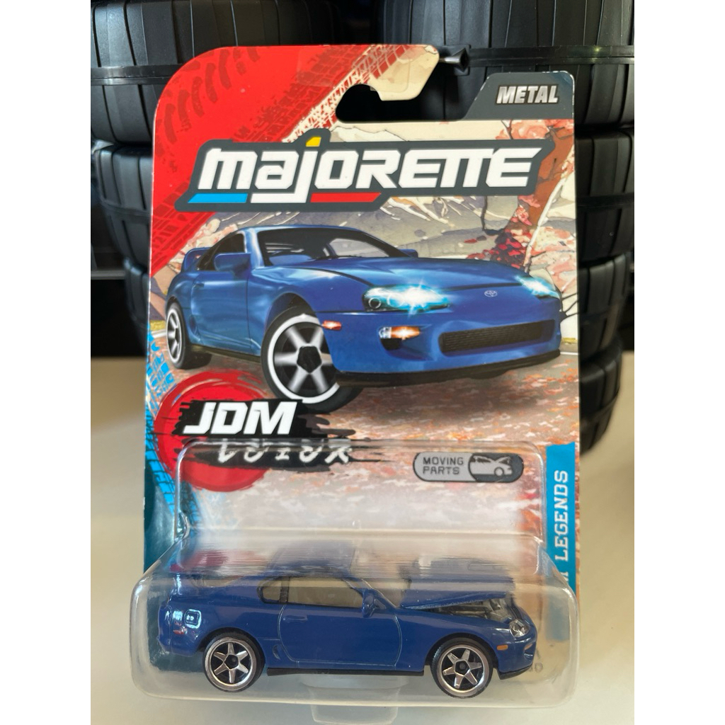 รถมาเจอเร็ตต์ Majorette TOYOTA SUPRA JZA80🔵 JDM LEGENDS