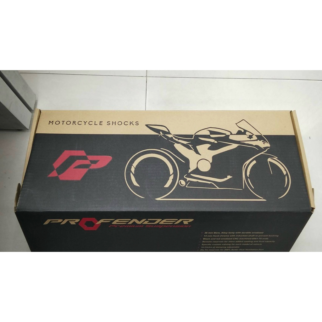 PG-1ชุดโช๊คหลัง PROFENDER สปริงสีดำ (ปี2024-2025) ของแท้ พร้อมจัดส่งเร็ว