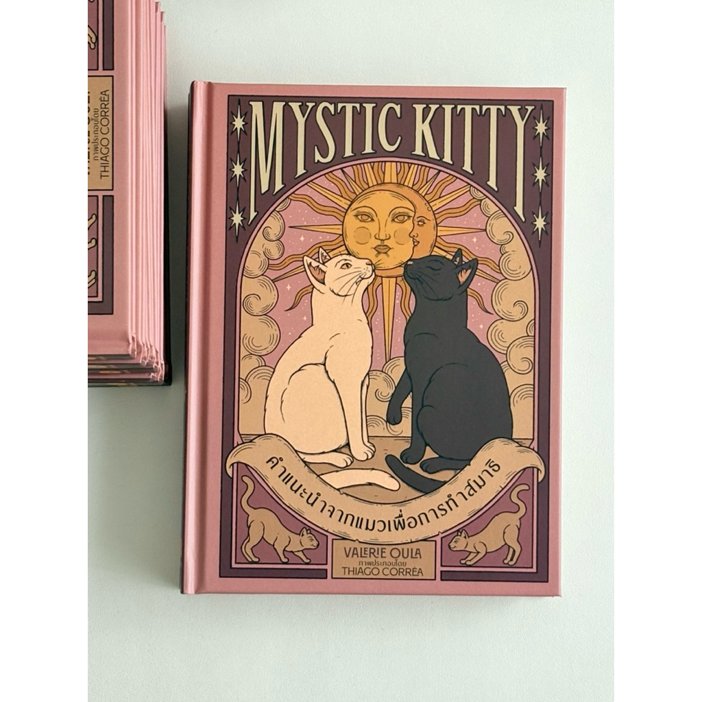 หนังสือ Mystic Kitty : คำแนะนำจากแมวเพื่อการทำสมาธิ พร้อมห่อของขวัญและการ์ด