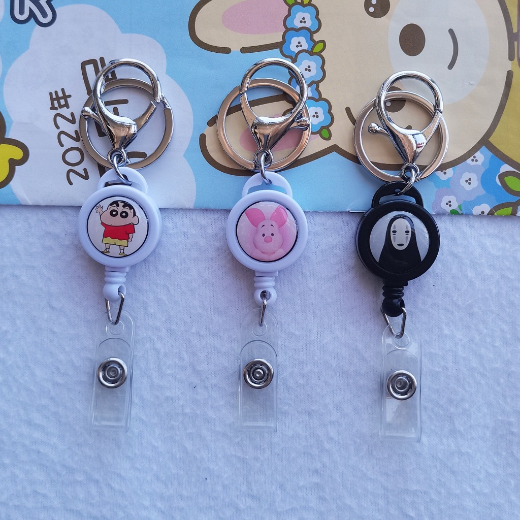 พวงกุญแจลายการ์ตูนแบบมีสายดึงโยโย่ สามารถยืดหดได้ ความยาวสูงสุด 30cm ขณะที่ยืด มีหลายตัวเลือก น่ารักน่าใช้ สีสันสดใส - รูปที่ 2