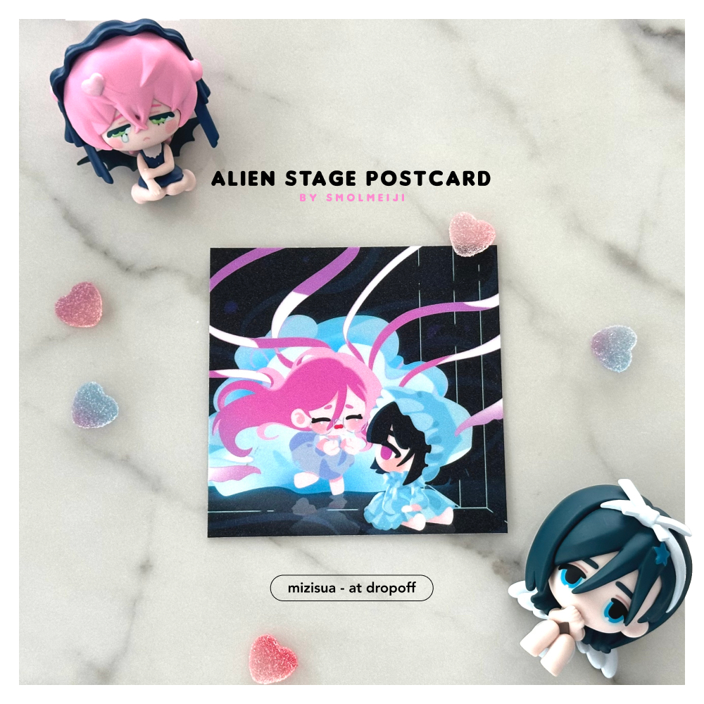 [พร้อมส่ง] โปสการ์ดแฟนเมด mizisua ivantill - alnst alien stage