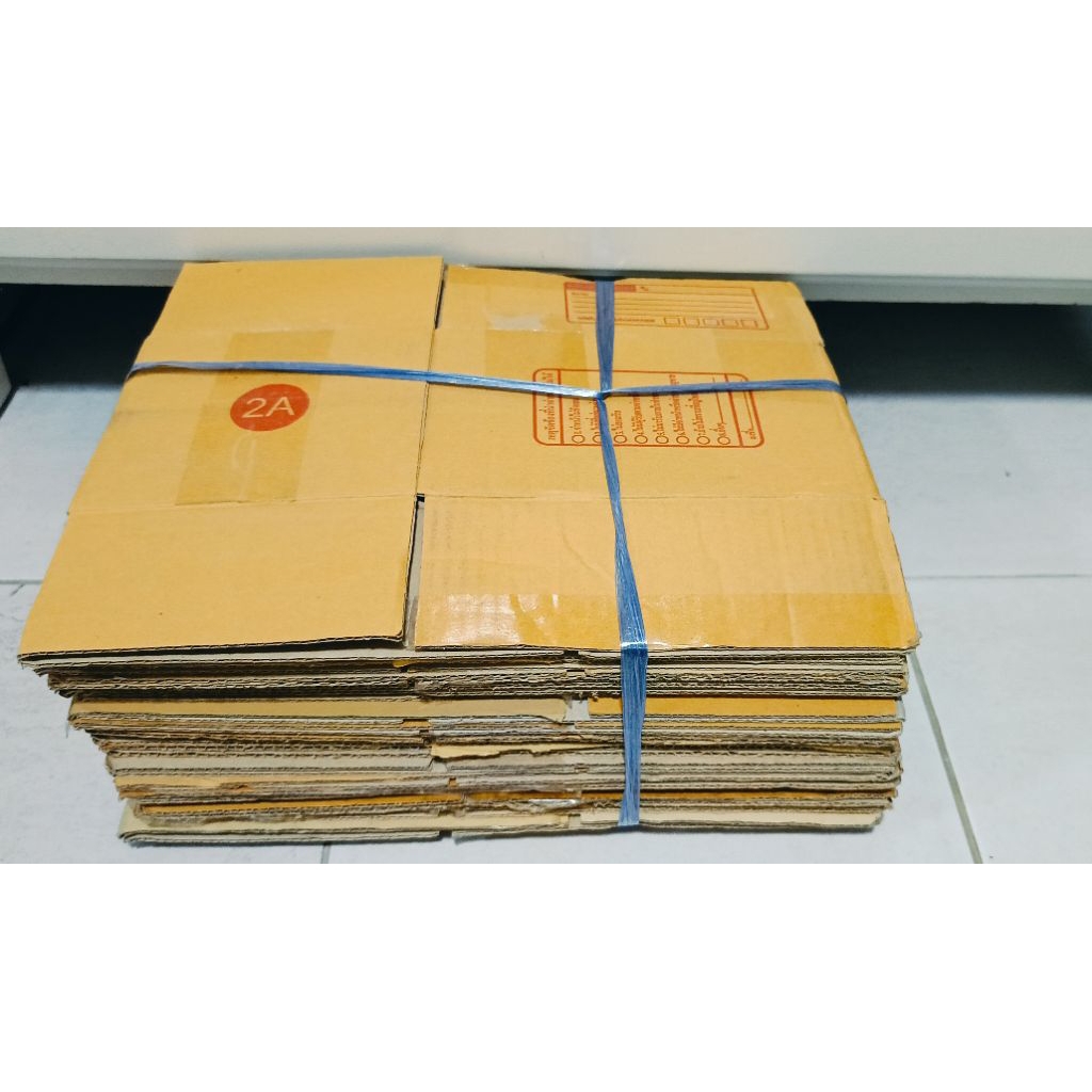 รวม 40ใบ กล่องพัสดุ 2A  กล่องมือสอง กล่องพัสดุมือสอง