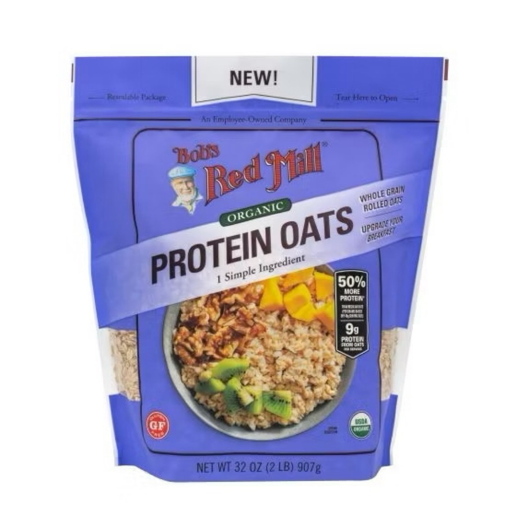 [ส่งด่วนจ้า] Bob's Red Mill Gluten Free Organic Protein Oats โปรตีนโอ๊ตแบบออแกนิค ปราศจากกลูเตน 907g