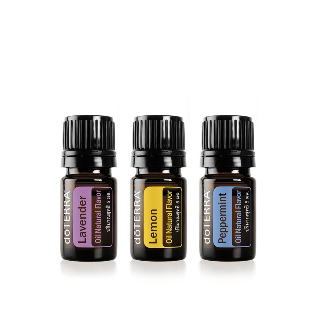 ชุดน้ำมันหอมระเหยสำหรับเริ่มต้น ขนาด 5ml  3 Oils for Introduction 