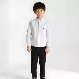 เสื้อเชิ้ตเด็ก แขนสั้นและแขนยาว ผ้าอ็อกฟอร์ด