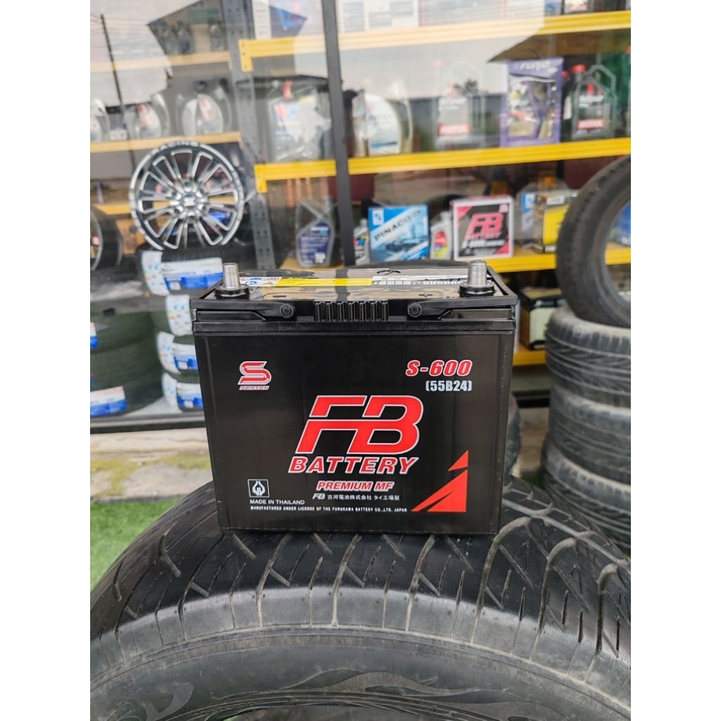 แบตเตอรี่​ FB​ S600L​ 55B24L​ ใส่รถเก๋ง