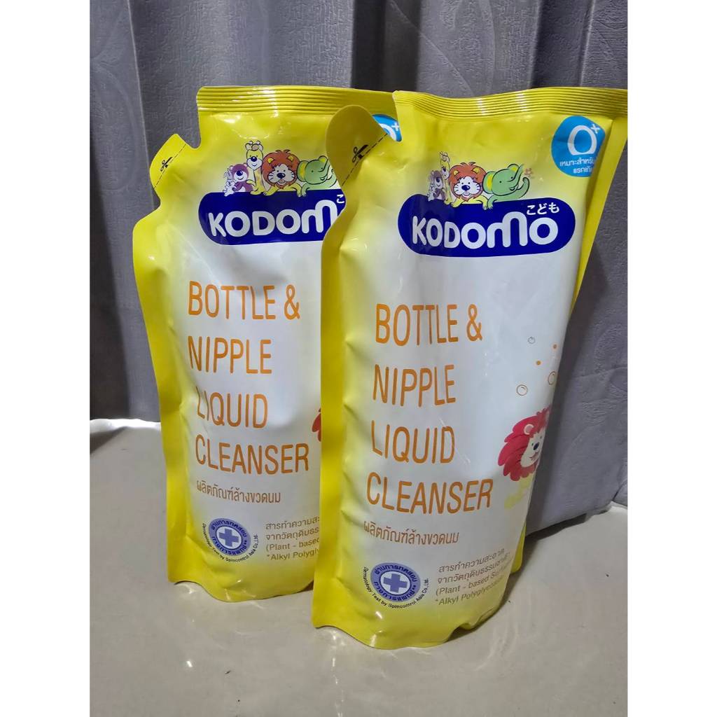 (มีด่วน)โคโดโมน้ำยาล้างขวดนม ชนิดถุงเติม 600มล. 1 free 1 สำหรับเด็กแรกเกิด Kodomo wash bottle milk - รูปที่ 6