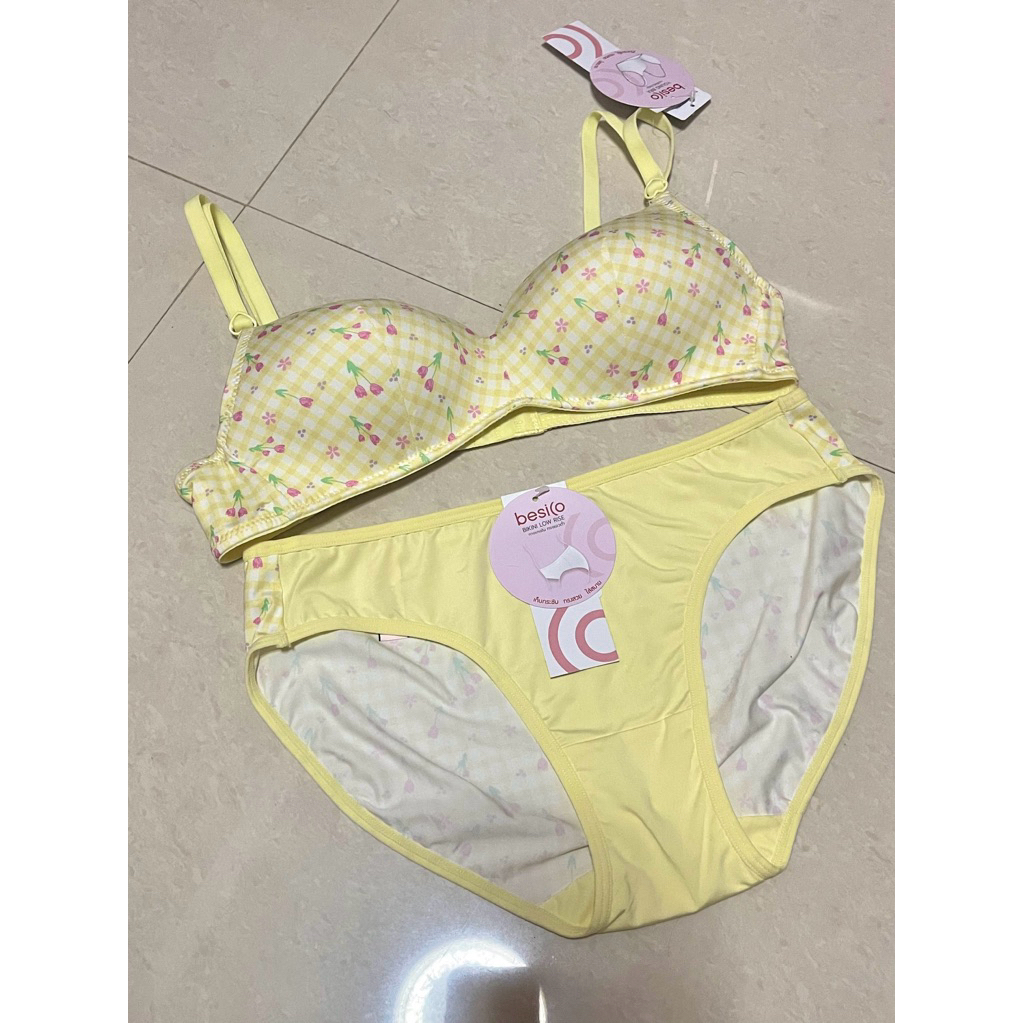 ชุดชั้นใน basico เซ็ตดอกไม้