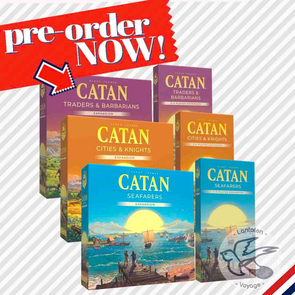 [Pre-Order] Catan 6th Edition - Seafarers / Cities & Knights / Traders & Barbarians [Boardgame]