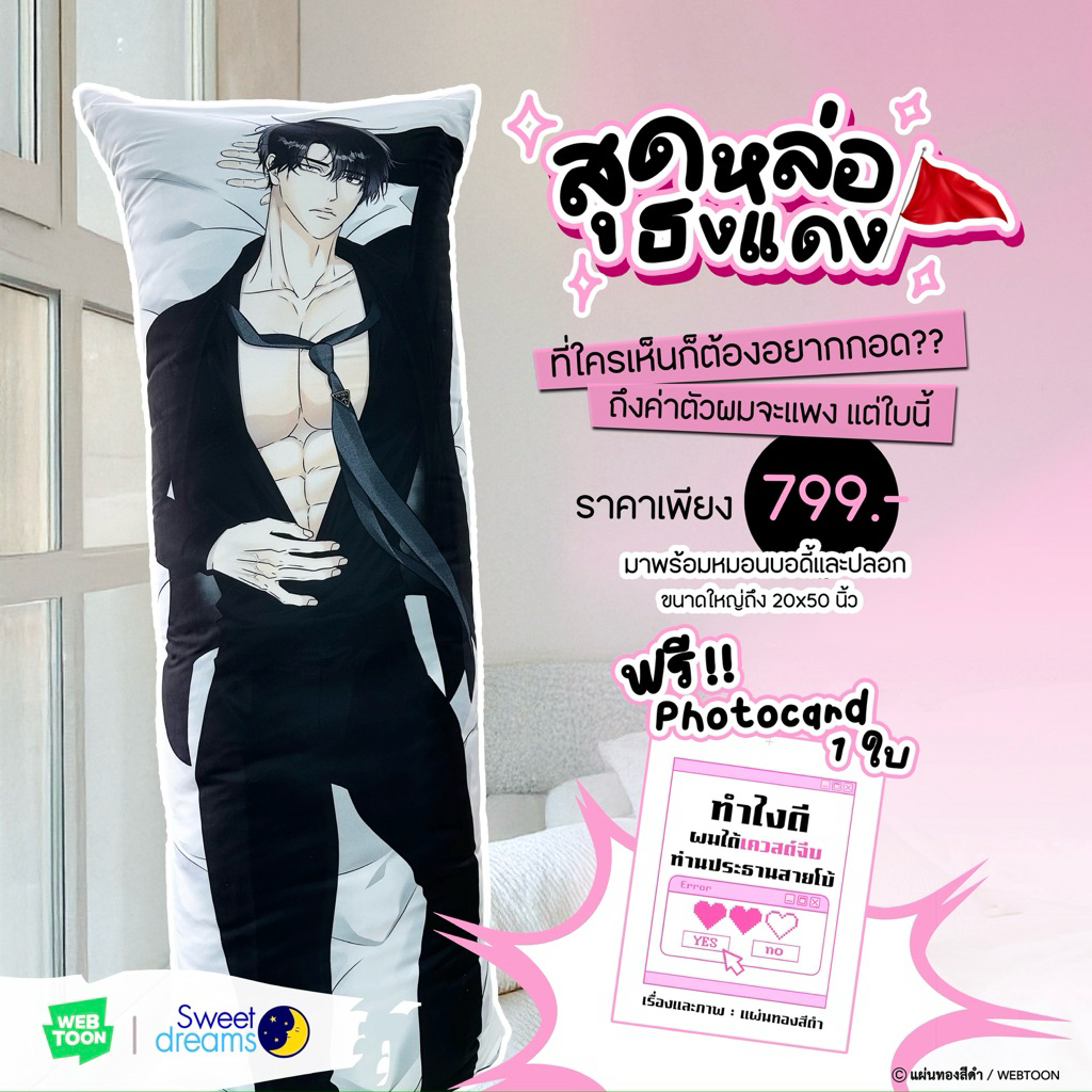 Webtoon x Sweet Dreams หมอนบอดี้+ปลอกท่านประธาน